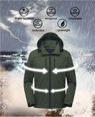 Férfi Softshell katonai kabát