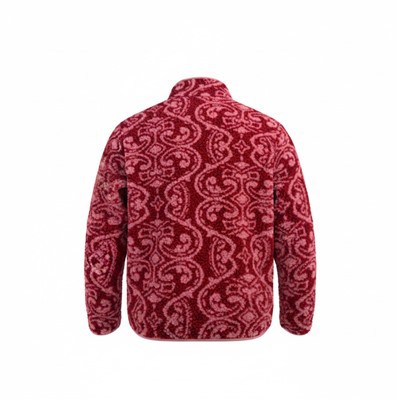 Paisley Print Half-Zip Sherpa Fleece Jacket suppliers