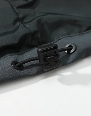 Mens grey windbreaker jacket stopper